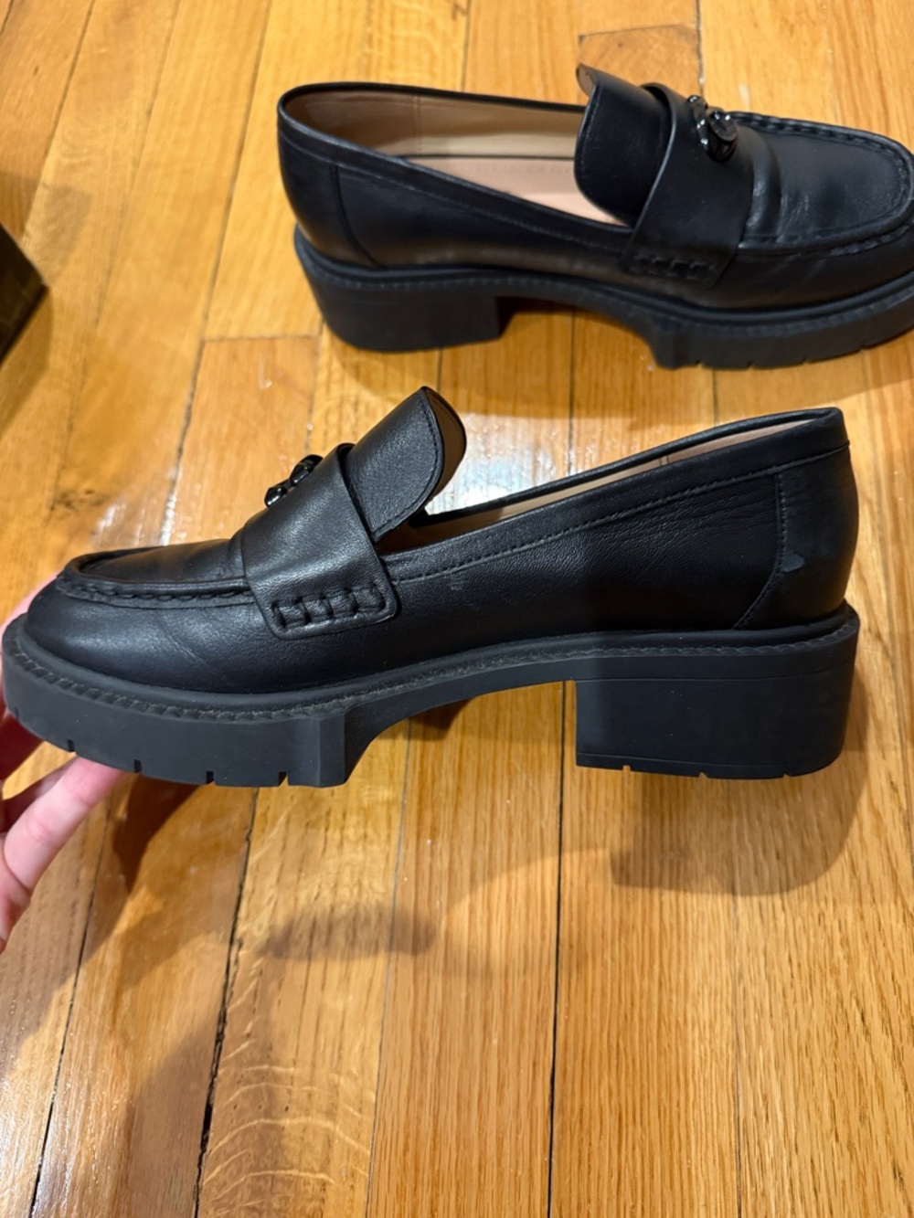 Coach Leah Platform lug sole loafers - Picture 3 of 8
